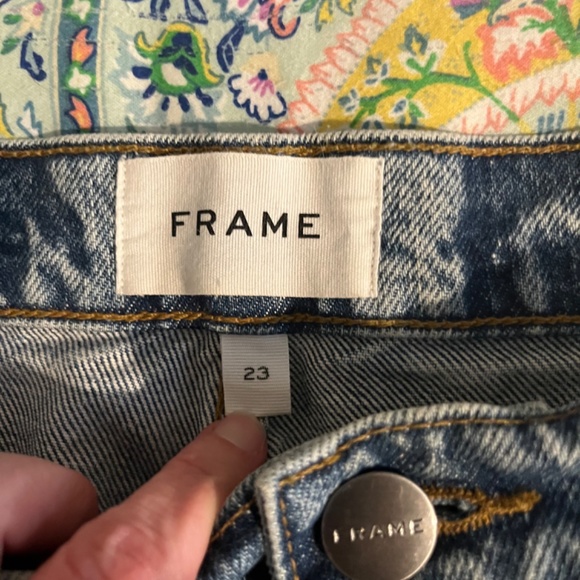 Le Drew Frame Denim Jeans size 23 - Picture 4 of 4